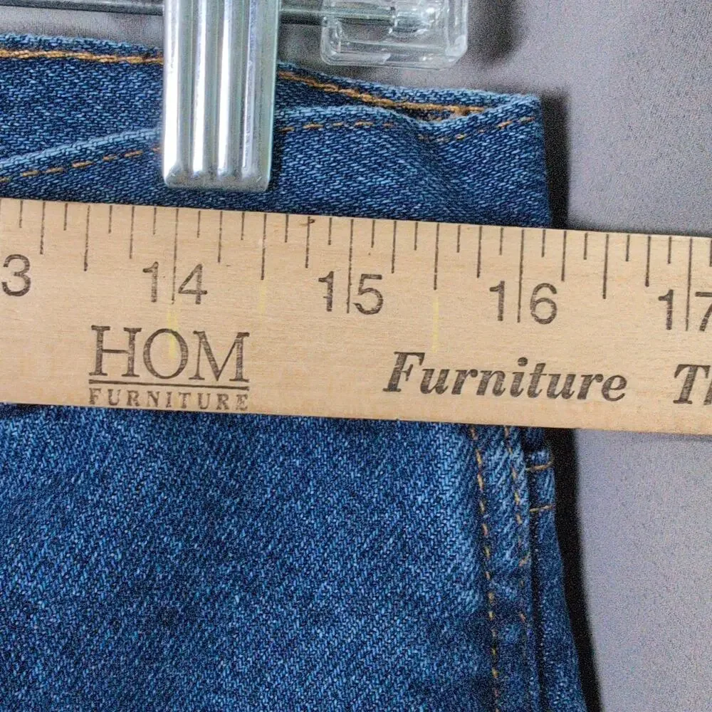 Wrangler Thermal Lined Jeans Mens 32x30 Blue‎ Relaxed Workwear New